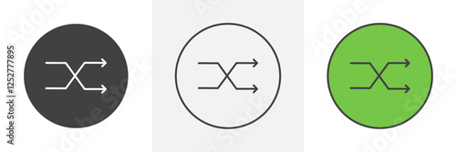 Shuffle icons pack for website designs