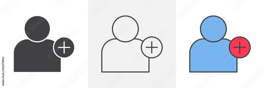 User add icons pack for website designs User add icons pack for website designs