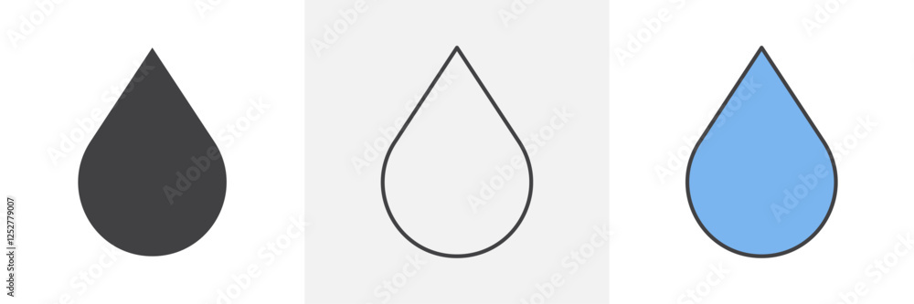 Water drop icons pack for website designs Water drop icons pack for website designs