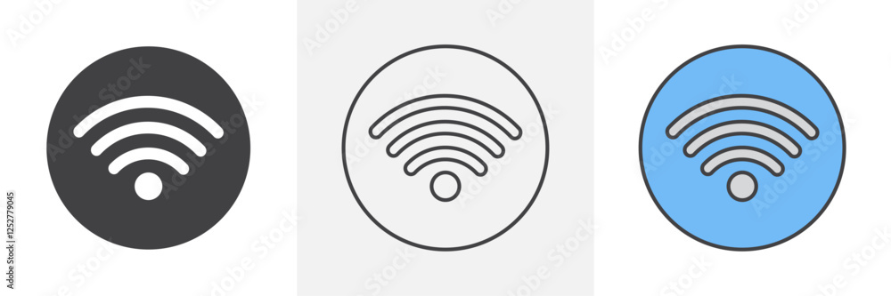 Wifi icons pack for website designs Wifi icons pack for website designs