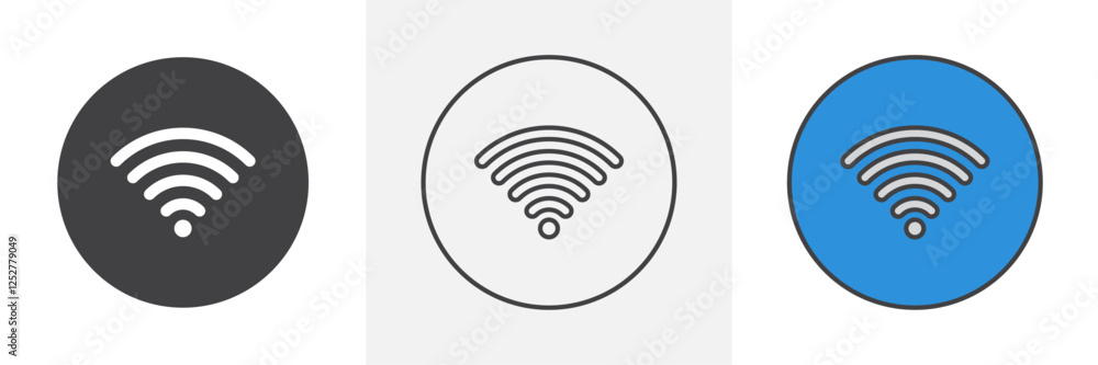 Wifi icons pack for website designs Wifi icons pack for website designs