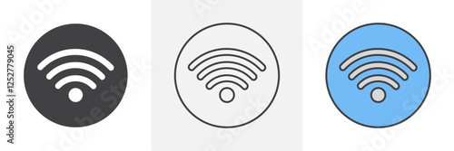 Wifi icons pack for website designs
