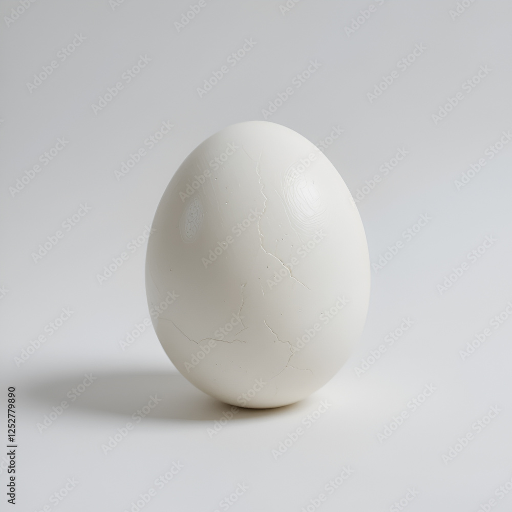Chicken egg close-up the play of light and shadow Chicken egg close-up the play of light and shadow