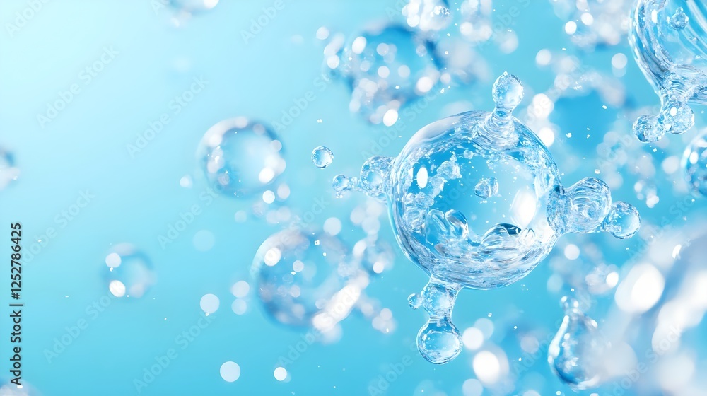 Sparkling Water Bubbles Abstract Background - Abstract backgrounds Sparkling Water Bubbles Abstract Background - Abstract backgrounds