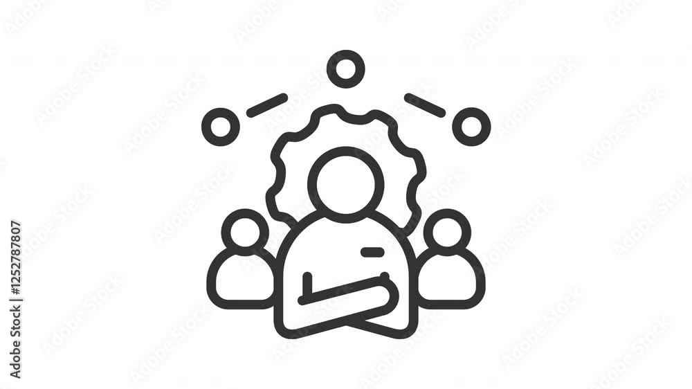 Animated team skills with leadership and employee sign. Suitable for finance, management, teamwork, office, leader, company, corporate, manager, employment, development and business Animated team skills with leadership and employee sign. Suitable for finance, management, teamwork, office, leader, company, corporate, manager, employment, development and business