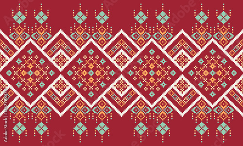 The sharp geometry of pixel fabrics offers a dynamic, digital look. Ideal for creating standout fashion pieces, accessories, or home textiles, it’s a modern twist on timeless patterns