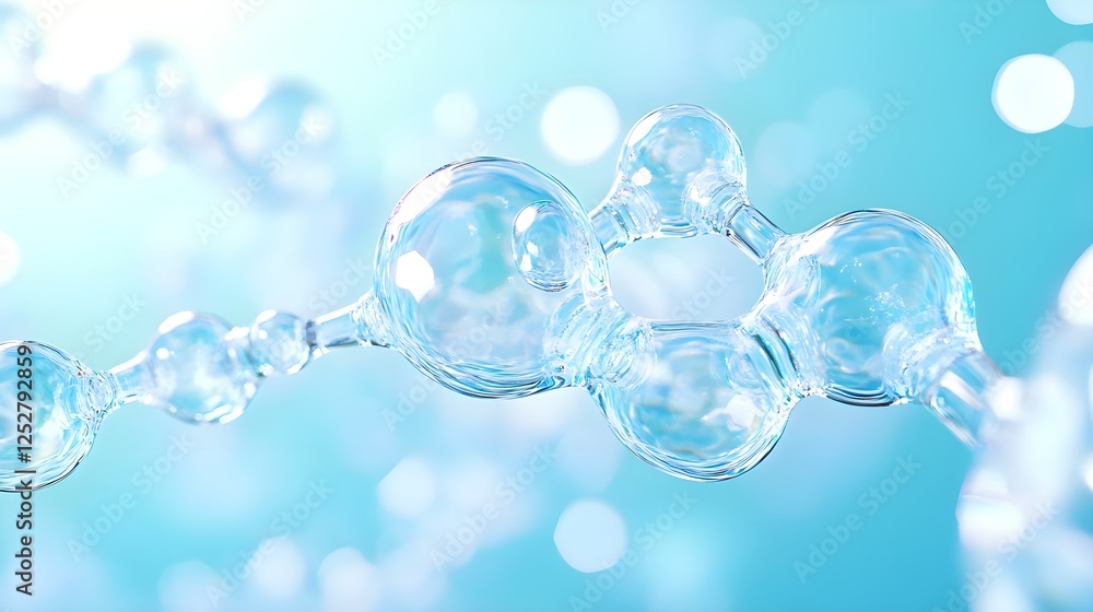 Abstract Water Molecule Bubbles Background - Abstract backgrounds Abstract Water Molecule Bubbles Background - Abstract backgrounds
