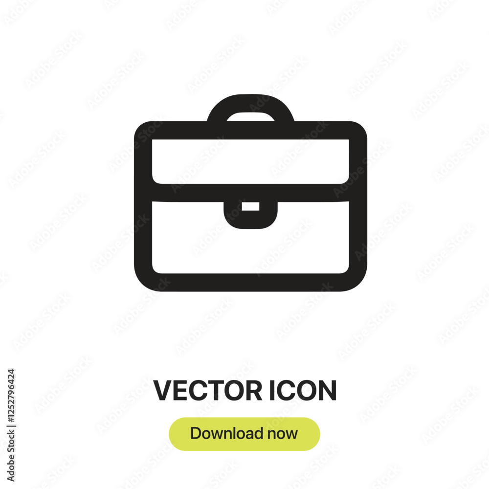 Portfolio icon vector. Linear-style sign for mobile concept and web design. Portfolio symbol illustration. Pixel vector graphics - Vector. Portfolio icon vector. Linear-style sign for mobile concept and web design. Portfolio symbol illustration. Pixel vector graphics - Vector.