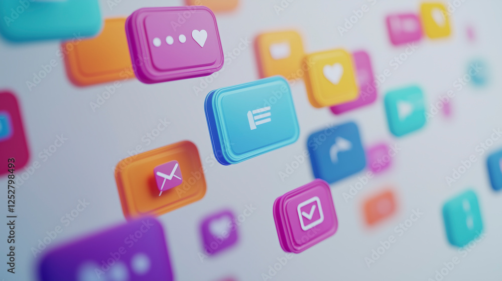 Vibrant Social Media Notifications Vibrant Social Media Notifications