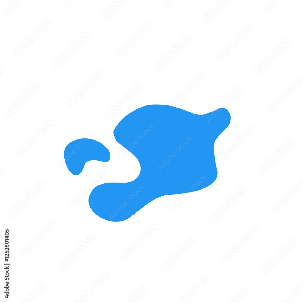 blue puddle vector illustration blue puddle vector illustration
