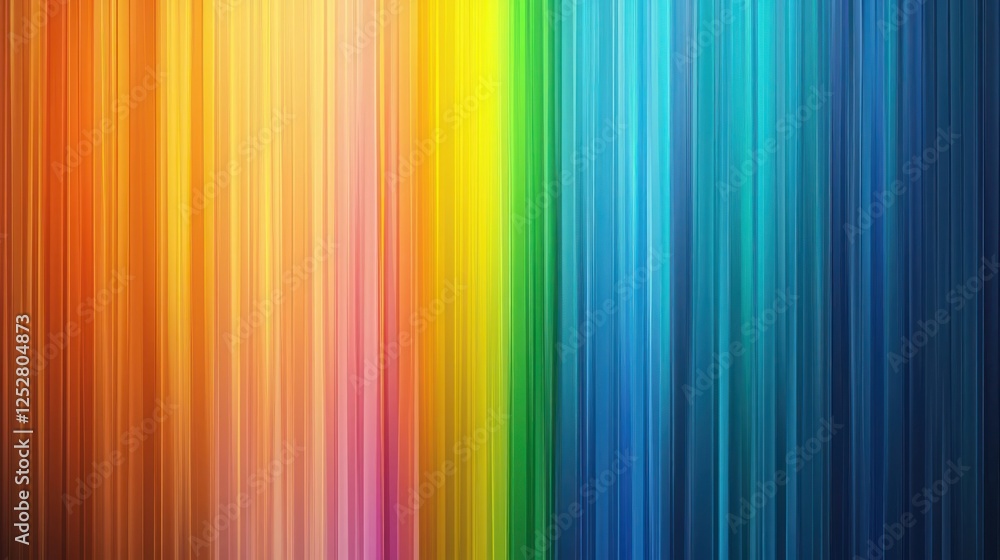 Colorful Rainbow Vertical Stripes Colorful Rainbow Vertical Stripes