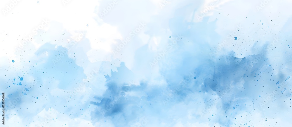 blue watercolor splash stroke of cloudy sky background, Pastel sky blue paper texture pattern background, soft cloudy sky blue watercolor background with soft tiny fogg or clouds.
blue watercolor splash stroke of cloudy sky background, Pastel sky blue paper texture pattern background, soft cloudy sky blue watercolor background with soft tiny fogg or clouds.