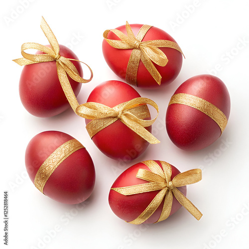 red color eggs