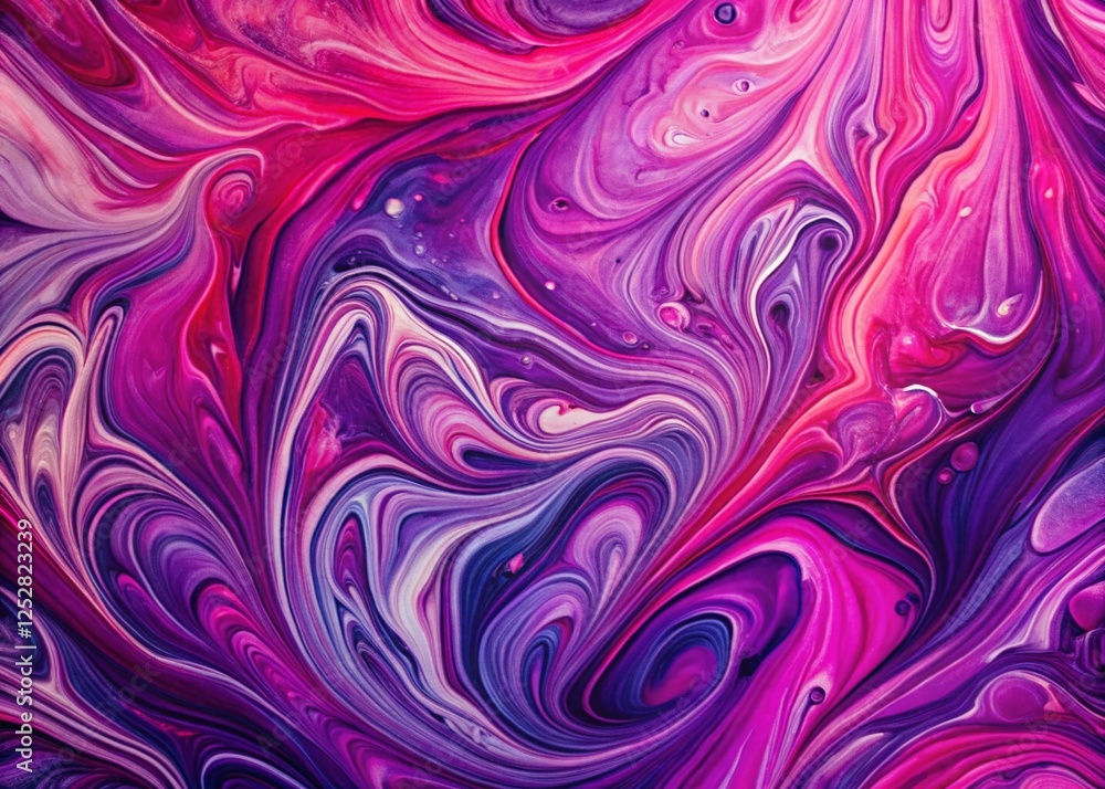 Abstract Purple Pink Marbled Paper Texture: Flowing Paint Background for Design Abstract Purple Pink Marbled Paper Texture: Flowing Paint Background for Design
