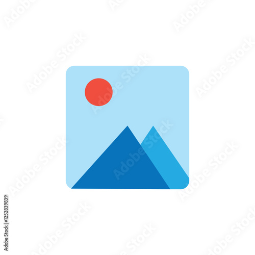 Free Download Vector illustration of gallery icon on smartphone - GFXLoad