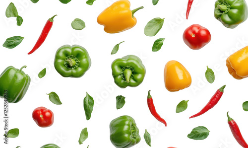 Wallpaper Mural Red and green chili peppers Torontodigital.ca