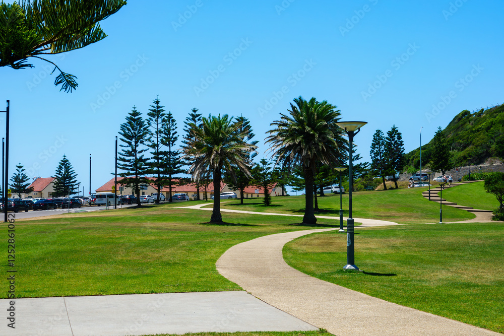 Obraz premium Newcastle is a large metropolitan area and the second-most-populous such area of New South Wales, Australia.