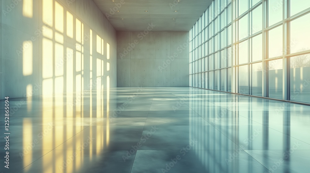 A modern space interwoven with light and shadow A modern space interwoven with light and shadow