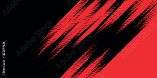 Background, contrast red and black color abstract template for business design. Technology style. You can use it for advertising, sports posters,