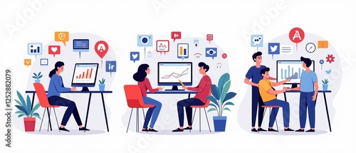 Design & Development Illustrations: Creative Process & Apps