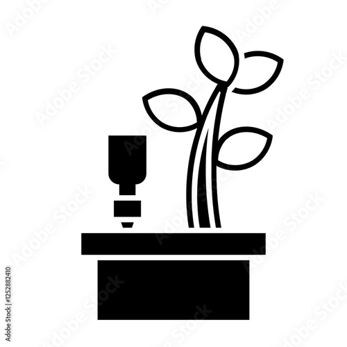 drip water garden glyph icon