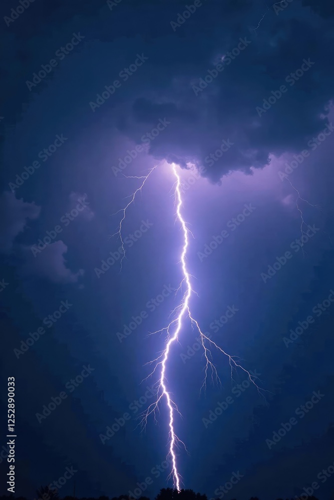 Lightning flashing across the dark stormy skies with clouds in the background, lightningflash, foggy Lightning flashing across the dark stormy skies with clouds in the background, lightningflash, foggy
