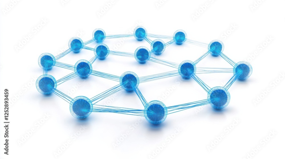 Blue Network Connections with Nodes in a Modern Digital Context Blue Network Connections with Nodes in a Modern Digital Context