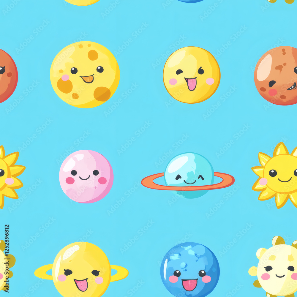 Colourful planet emoji collection background
Colourful planet emoji collection background