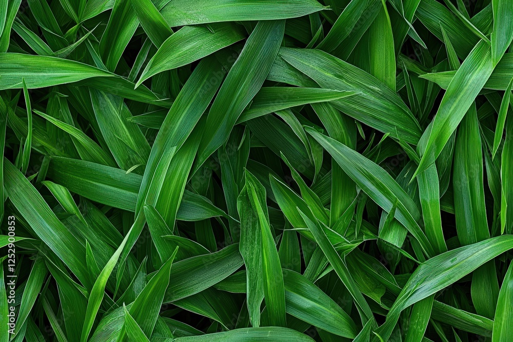 Obraz premium Green grass field seamless texture map pattern background