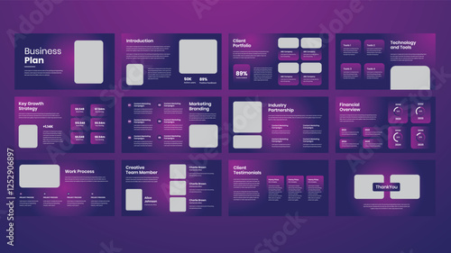Gradient Corporate Business Powerpoint Presentation Template
