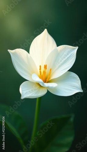 Delicate white Oldenlandia capitellata petals unfolding, petals, unfolding photo