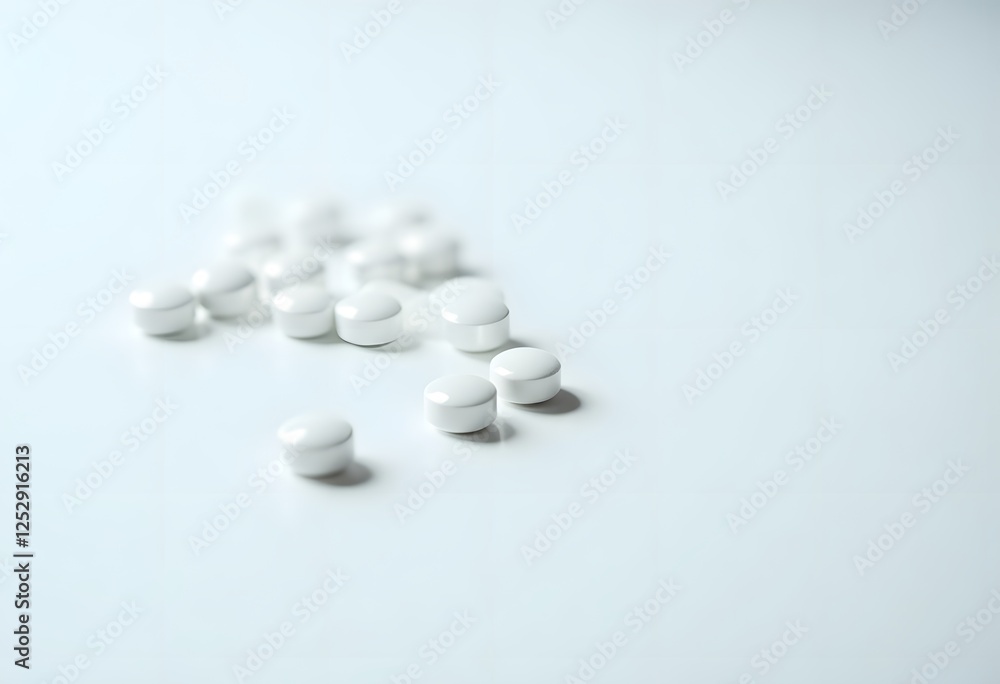 White Pills on a Clean Surface
White Pills on a Clean Surface