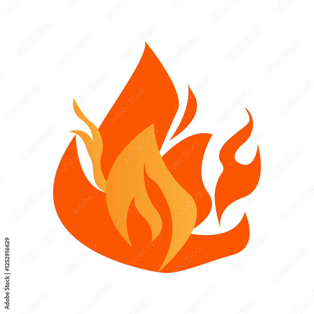 Flame fire icon design Flame fire icon design