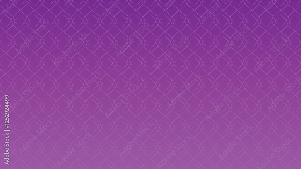 Seamless geometric pattern with a gradient purple background. This modern design features interlocking pentagon shapes outlined in a lighter shade of purple. Seamless geometric pattern with a gradient purple background. This modern design features interlocking pentagon shapes outlined in a lighter shade of purple.