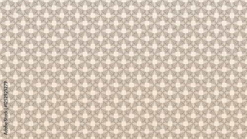 Wallpaper Mural Beige and Taupe square pattern.
This seamless texture features concentric square motifs arranged in a grid, creating a natural, organic feel reminiscent of traditional textiles and woven materials. Torontodigital.ca