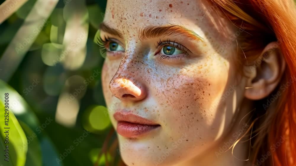 Close-Up of Freckled Woman in Natural Light
Close-Up of Freckled Woman in Natural Light
