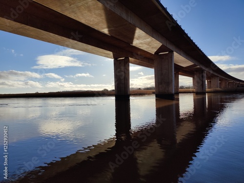Wallpaper Mural Bridge over a UK river Torontodigital.ca