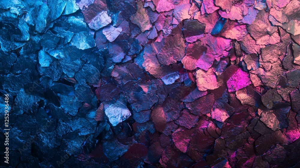 Colorful Metallic Texture with Blue and Pink Shimmering Hue Colorful Metallic Texture with Blue and Pink Shimmering Hue