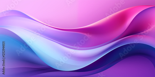 Purple gradient wavy abstract background