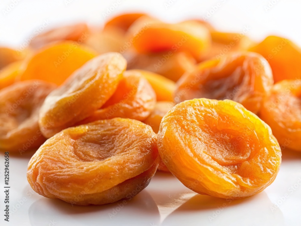 Dried Apricots with Pits, Minimalist Still Life Photography, Isolated Background Dried Apricots with Pits, Minimalist Still Life Photography, Isolated Background