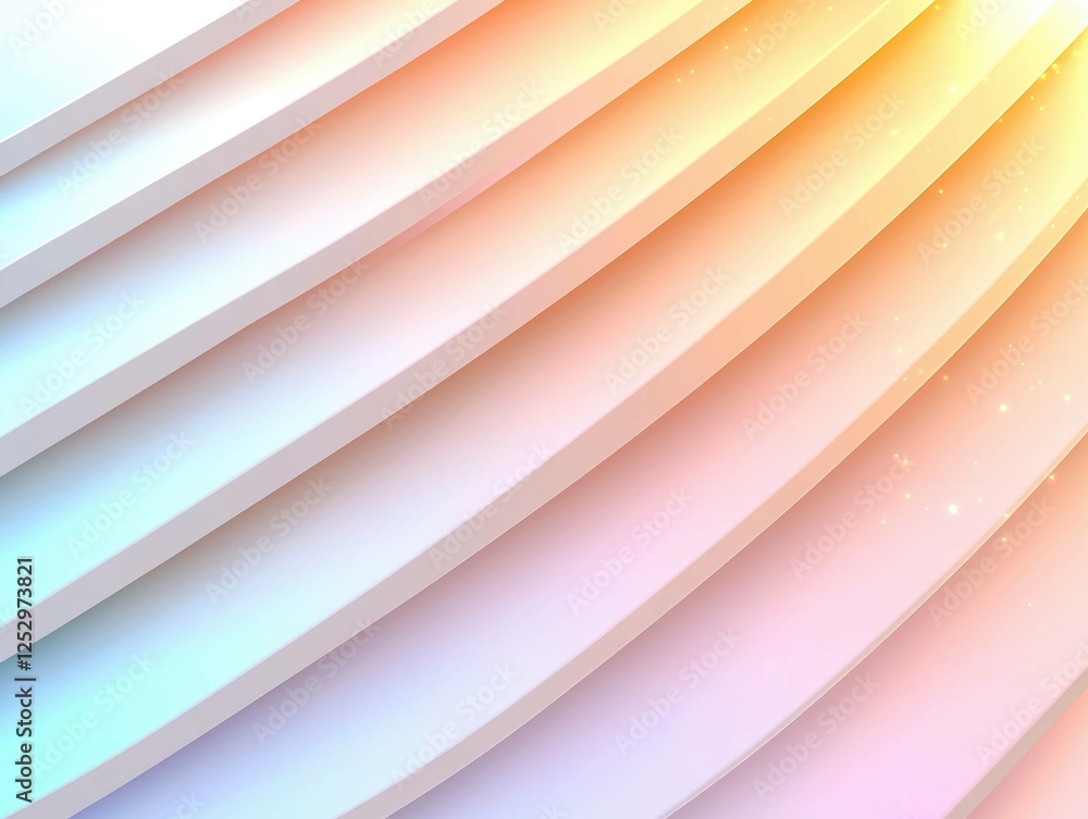 Obraz premium Abstract wave patterns with pastel colors.