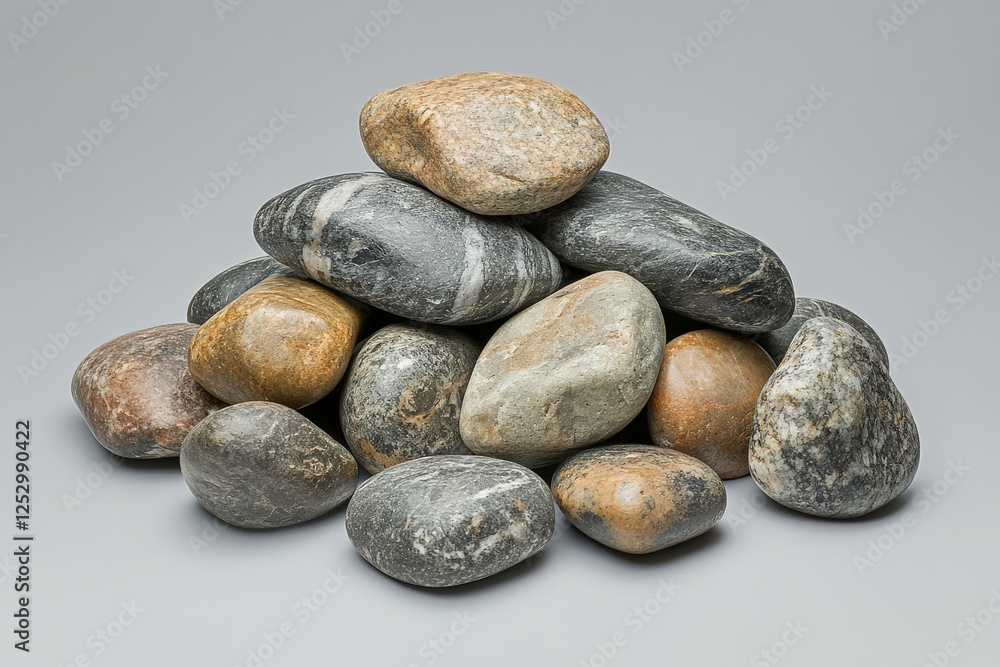 Harmonious River Stone Arrangement Harmonious River Stone Arrangement