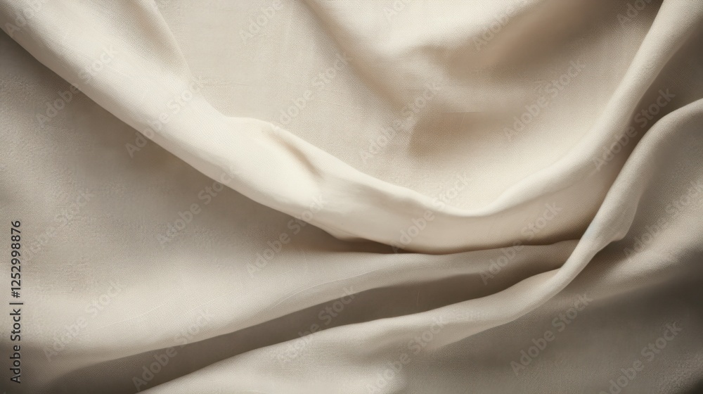 Obraz premium Natural Linen Fabric Texture Background