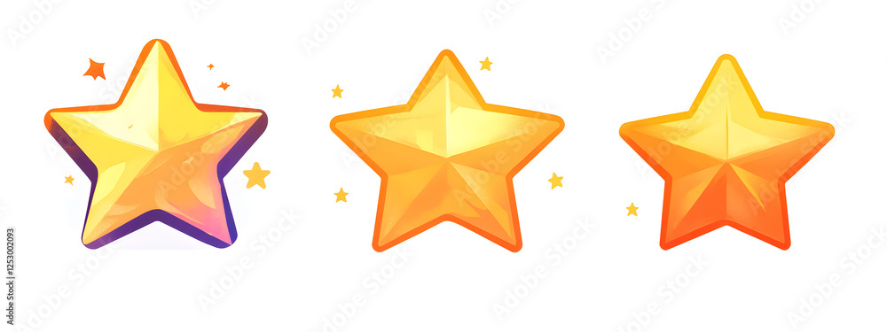 Golden star, vector illustration
Golden star, vector illustration