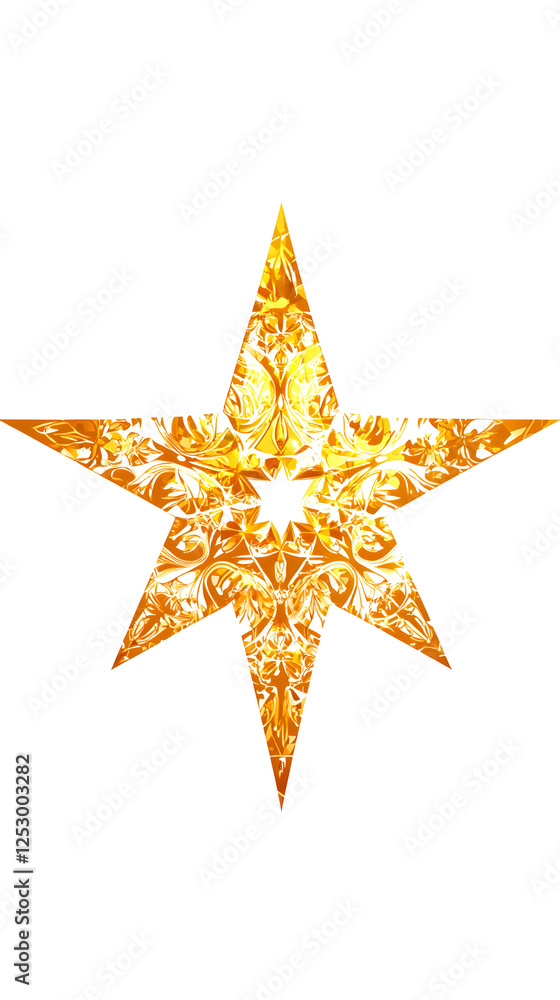Golden star, vector illustration
Golden star, vector illustration
