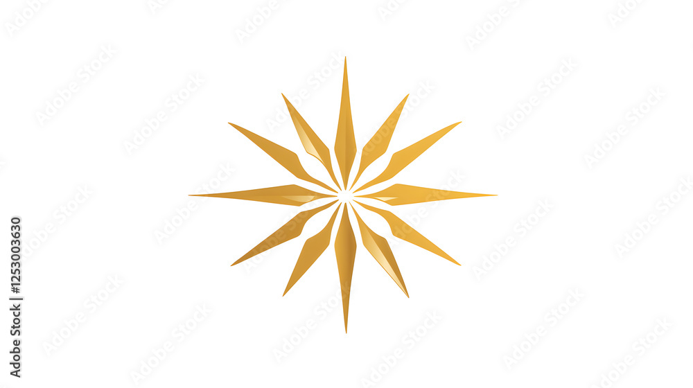 Golden star, vector illustration
Golden star, vector illustration