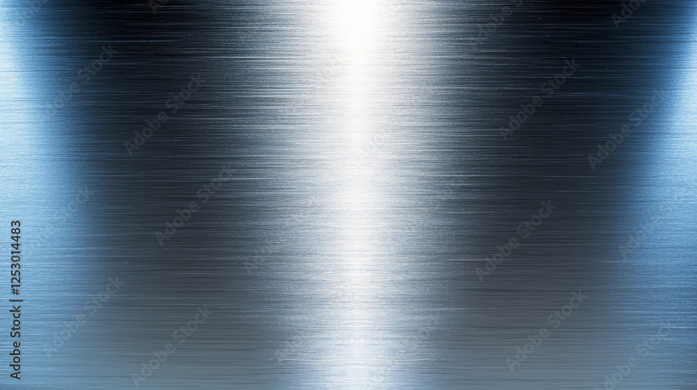 Elegant gradient brushed aluminum texture transitioning from white silver to soft blue Elegant gradient brushed aluminum texture transitioning from white silver to soft blue