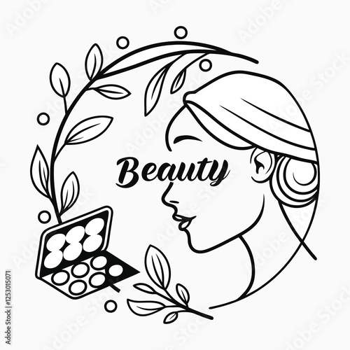 girl with flowers