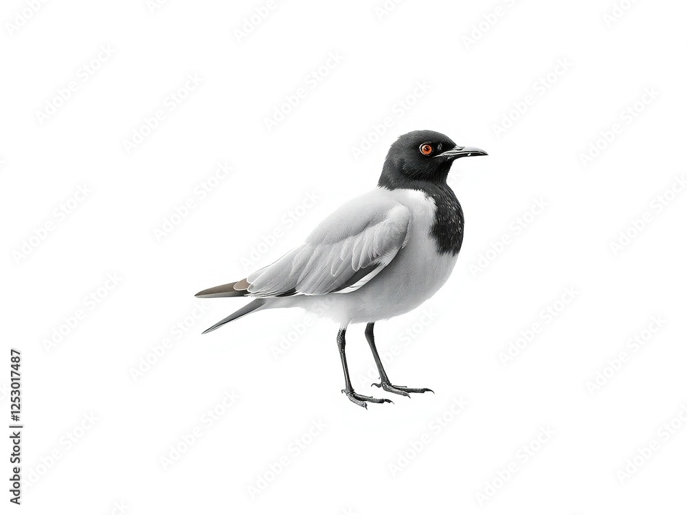 Textured Tern Canvas: Close-Up Beauty of a Seabird's Plumage Textured Tern Canvas: Close-Up Beauty of a Seabird's Plumage