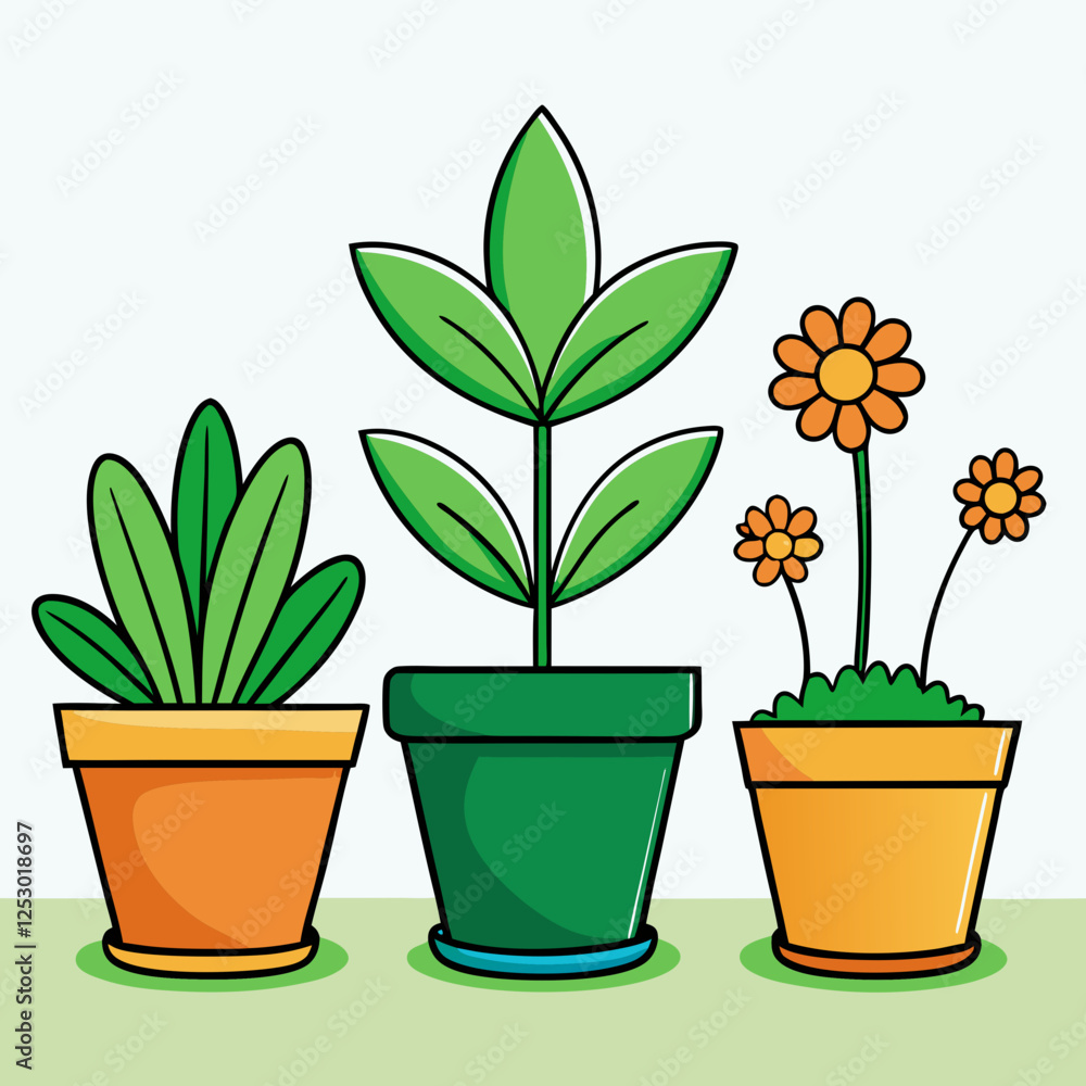 Obraz premium flower in pot